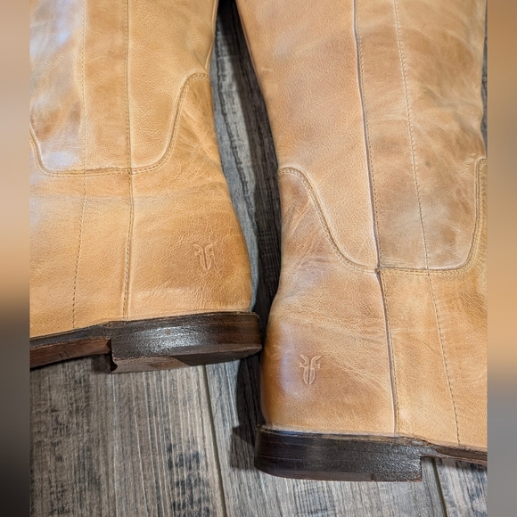 FRYE Paige Tall Riding Boot - Tan - Picture 8 of 16
